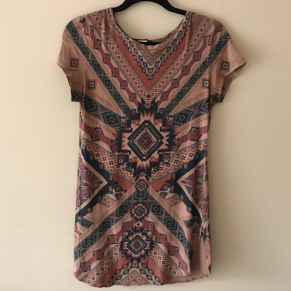 Cleo Faux Suede Tunic Dress